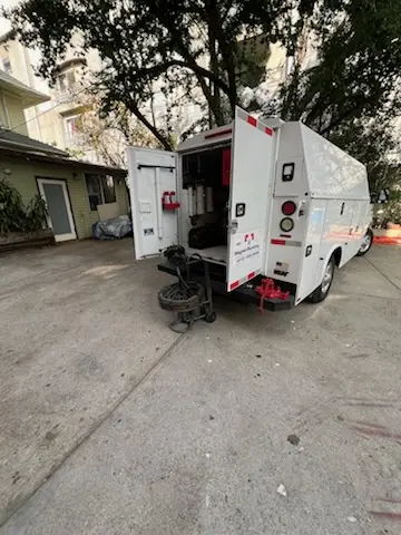 Magnet Plumbing service vehicle on-site for Water Heater Repair in University of California-Santa Barbara